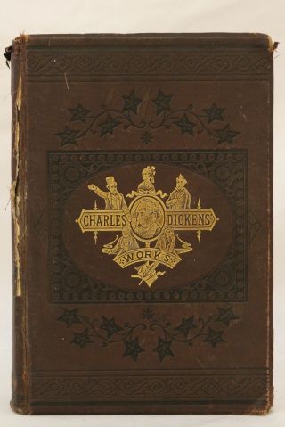 Antique Book The Of Charles Dickens Vol 1