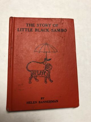 The Story Of Little Black Sambo Vintage Hardcover Book Helen Bannerman 1970’s?