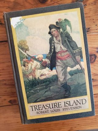 Treasure Island Author Robert Louis Stevenson 1915 Illustrated By Louis Rhead