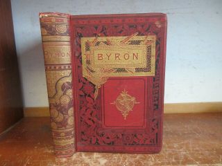 Old Poetical Of Lord Byron Book 1890 