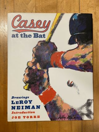 Casey At The Bat Leroy Neiman Signed Autograph Book