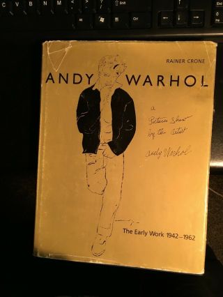 Book - Andy Warhol - The Early Work 1942 - 1962.  Hard Bound With Jacket.