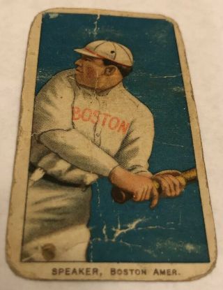 1909 - 11 T206 Tris Speaker Sweet Caporal 350 Subjects Boston Red Sox