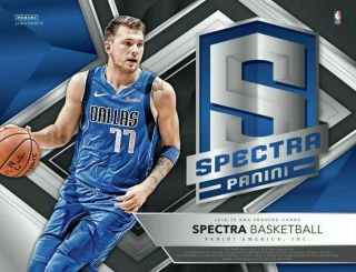 2018 - 19 Panini Spectra Basketball Factory Hobby Box