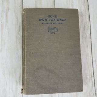 Gone With The Wind Book 1st Edition December Printing 1936 Margaret Mitchell Hc