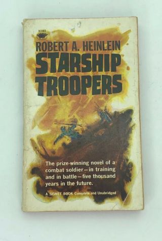 Starship Troopers By Robert A Heinlein November 1961 First Thus Vintage Signet