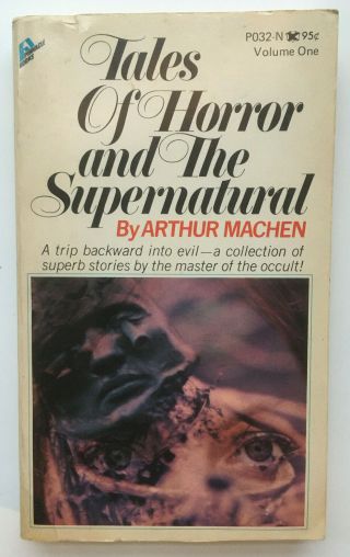 Tales Of Horror And The Supernatural By Arthur Machen.  Volume 1.  1971 Paperback