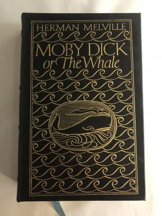 Moby Dick By Herman Melville 1977 Easton Press Leather Bound,  Gold Gilt