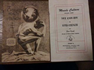 Everlasting Health & Strength Booklet By Charles Atlas 1939 Plus Bonus