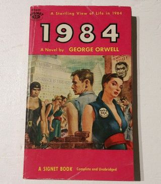 Nineteen Eighty - Four George Orwell 1984 Vintage Pb Signet Giant 1958