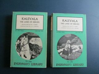 Kalevala,  Land Of The Heroes Blue Hardbacks Volumes One And Two
