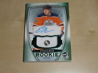 2018 - 19 Upper Deck The Cup Rookie Rc Button 81 Ethan Bear 3/3