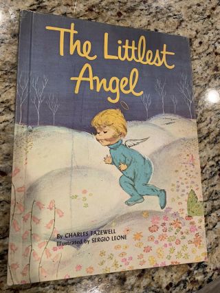 Vintage Book The Littlest Angel,  1962 Hardcover,  Charles Tazewell Sergio Leone
