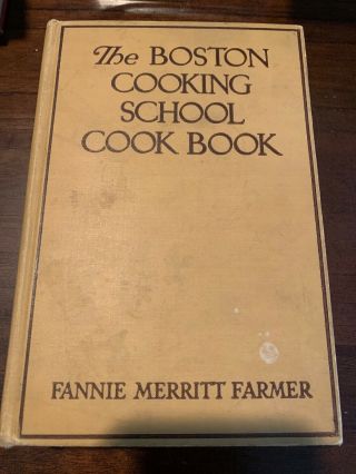 Vintage The Boston Cooking School Cook Book 1930 Hardcover Fannie Merritt Farmer