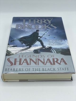 Signed Bearers Of The Black Staff Legends Of Shannara Terry Brooks First / 1st