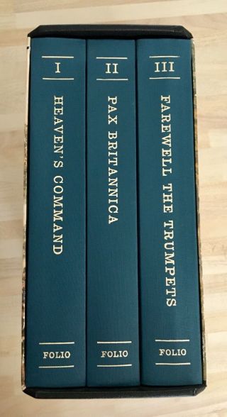James Morris Pax Britannica 3 Volume Set In Slip - Case 1992