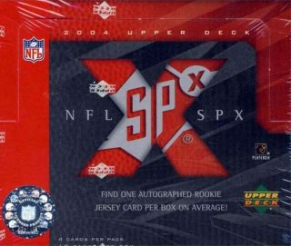 2004 Upper Deck Spx Football Hobby Box