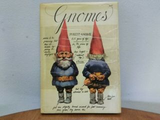 Rare 1st Edition Book - " Gnomes " - By Wil Huygen - Illus.  By Rien Poortvliet