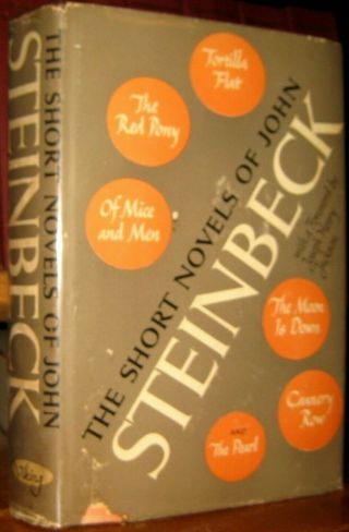 The Short Novels Of John Steinbeck First Ed,  1st Prtg Hc In Dj (1953)