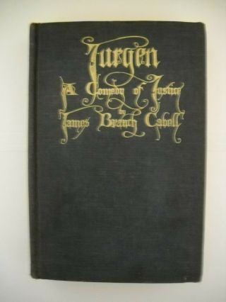 Jurgen (a Comedy Of Justice) By James Branch Cabell