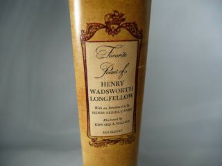Favorite Poems of Henry Wadsworth Longfellow 1st Edition 1947 2