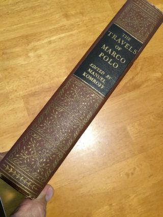 The Travels Of Marco Polo 1930 Komroff Vintage Book