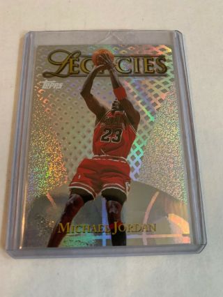 1998 - 99 Topps Legacies Michael Jordan Sp Insert Rare Chicago Bulls