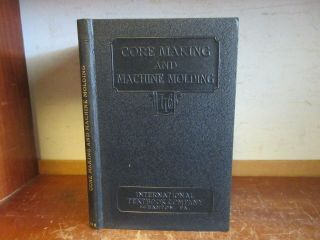 Old Core Making / Machine Molding Book Metal - Green - Sand Tools Forging,