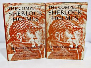The Complete Sherlock Holmes - 2 Volume Hcdj Set Doubleday