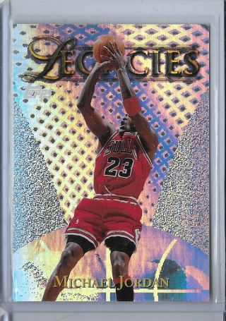 1998 - 99 Topps Legacies Michael Jordan Sp Insert Rare Chicago Bulls