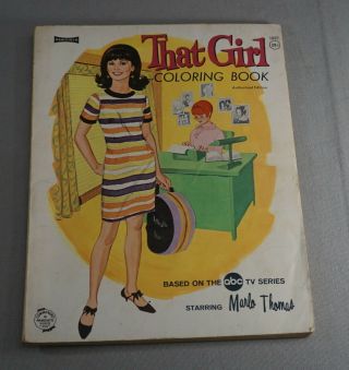 1967 That Girl / Marlo Thomas Coloring Book