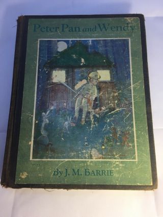 Peter Pan And Wendy 1930 By J M Barrie Hardcover Book Scribner’s Publisher