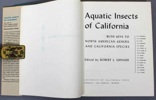 AQUATIC INSECTS OF CALIFORNIA by Robert L.  Usinger,  Ed.  - 1956 - Entomology 3