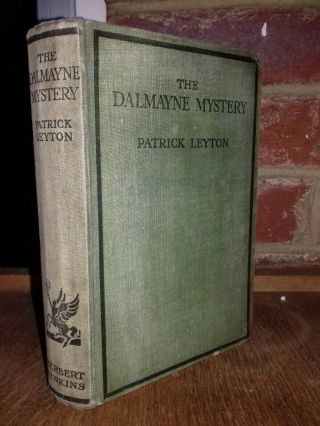 Patrick Leyton The Dalmayne Mystery Herbert Jenkins Popular Edition C1929