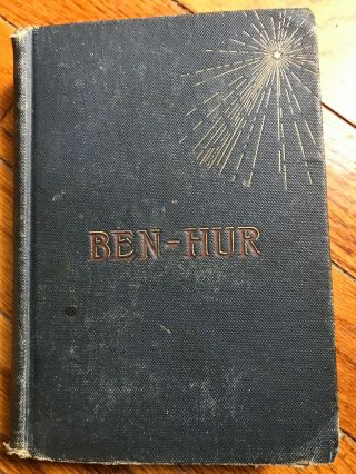 Ben Hur First Edition 1st Printing 1887 Wallace Harper