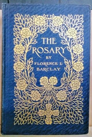 Margaret Armstrong Binding,  The Rosary By Florence Barclay,  1911 Novel