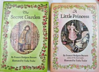 1985 (2) Frances Hodgson Burnett; Tasha Tudor: Secret Garden; Little Princess Dj