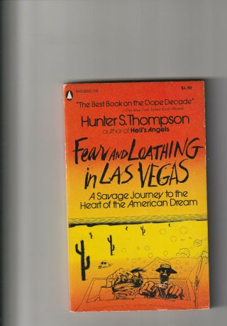 Fear And Loathing In Las Vegas.  By Hunter S.  Thompson - Paperback: 1971