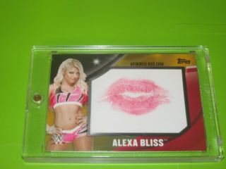 2016 Topps Wwe Alexa Bliss Kiss Card Ed /10