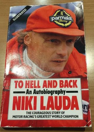 To Hell And Back Niki Lauda Autobiography Book F1 Pb 1988