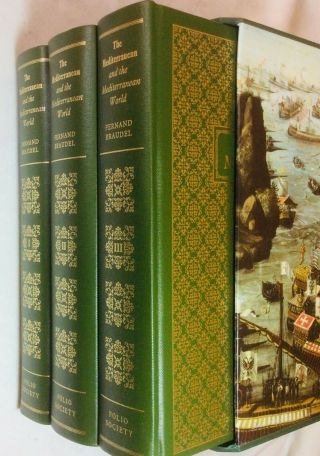 Fernand Braudel: The Mediterranean World: Folio Society,  1st,  2000,  Fine,  Slipcase