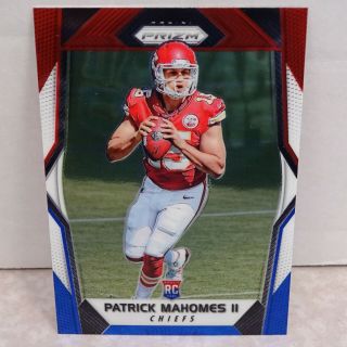2017 Panini Prizm 269 Patrick Mahomes Ii Chiefs Red White Blue Factory Dimple