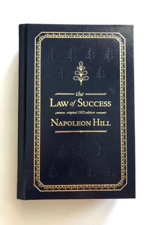 The Law Of Success 1925 Edition,  Napoleon Hill Hard Cover