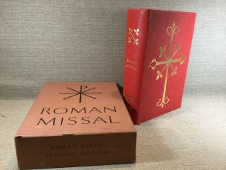 Missale Romanum 1964 Benziger Brothers,  Inc.  - Latin Spellman W Box 5 - 417