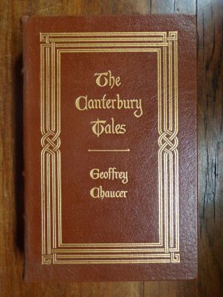 Geoffrey Chaucer The Canterbury Tales Easton Press 1978 Leather