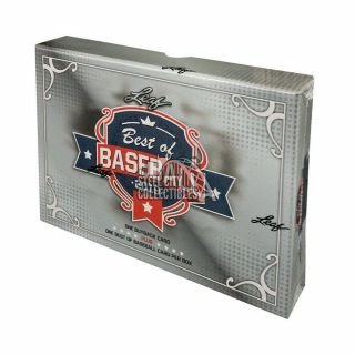 2019 Leaf Best Of Baseball Hobby Box