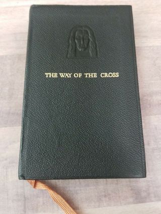 The Way Of The Cross Vintage 1956 Book St.  Alphonsus Liguori Color Illustrations
