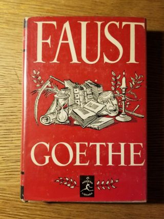 Faust A Tragedy By Johann Von Goethe Hardcover 1950 Modern Library Edition