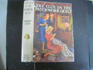 Girls Books - Sutton - Judy Bolton - Clue In The Patchwork Quilt In Dust Jacket