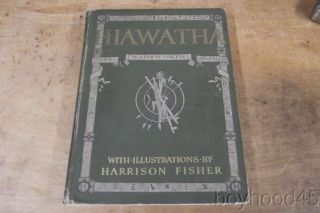 The Song Of Hiawatha By Henry Wadsworth Longfellow - - Illus.  By Harrison Fisher